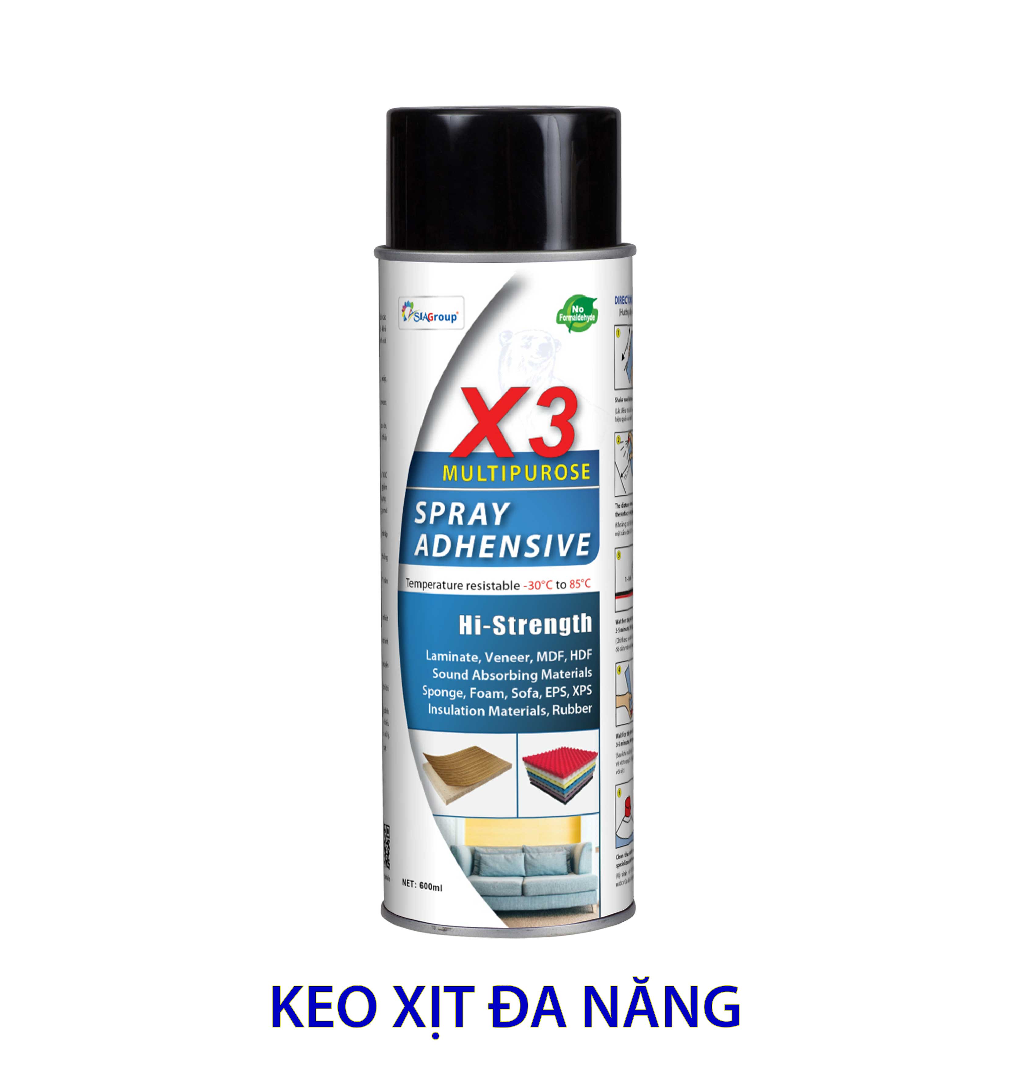 KEO XỊT ĐA NĂNG X3