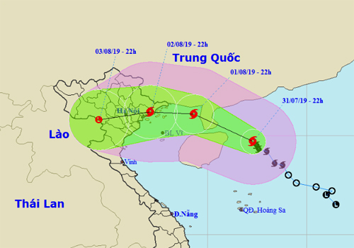 Thời sự - Bão Wipha sẽ gây mưa lớn ở miền Bắc